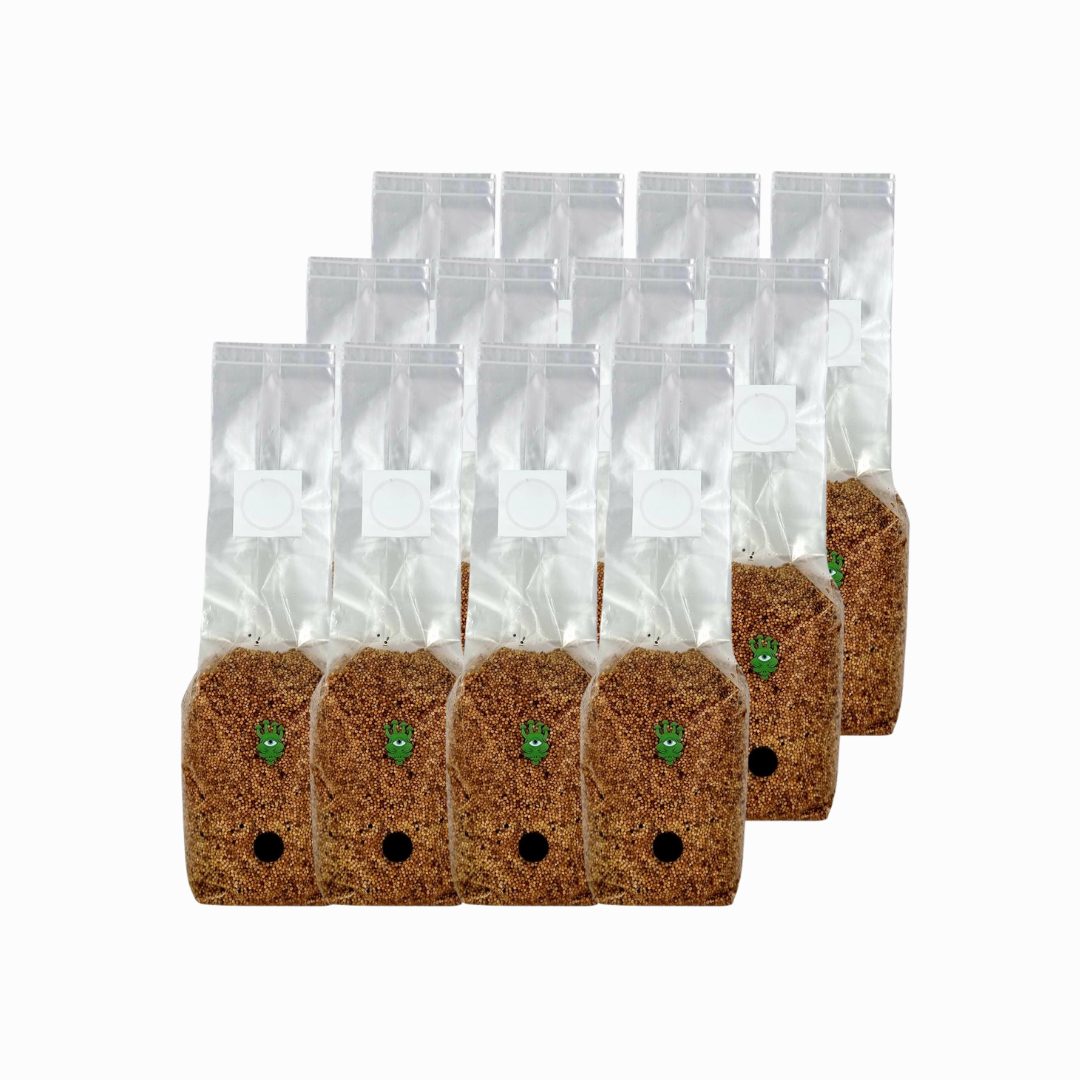 Sterilised Millet Mushroom Grain Spawn Bag