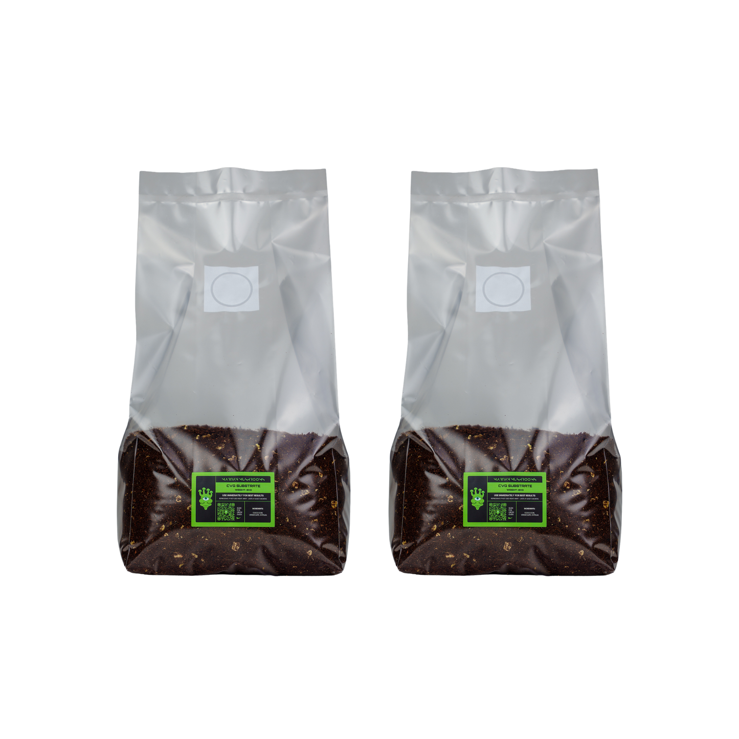 Sterilised CVG Mushroom Substrate Bag