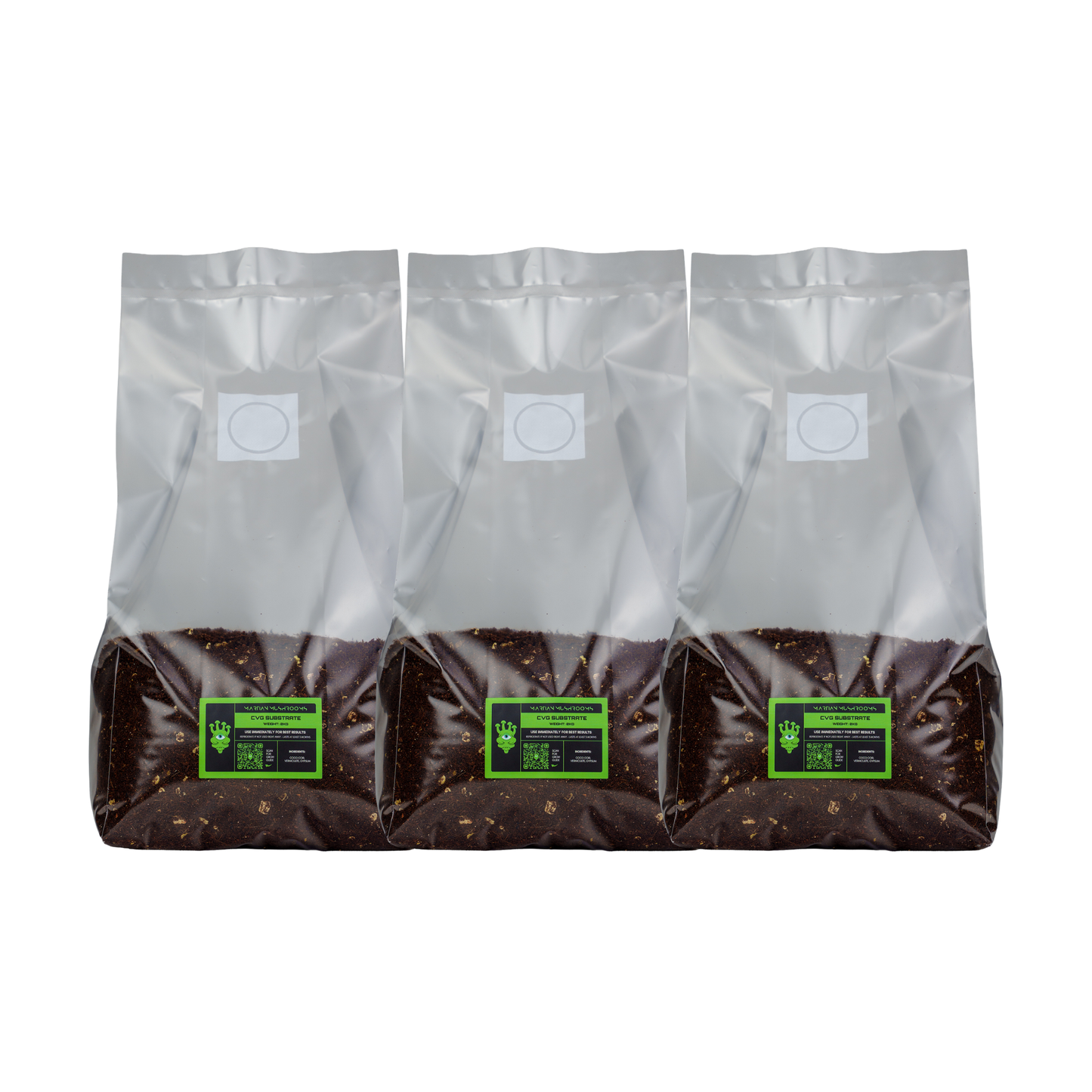 Sterilised CVG Mushroom Substrate Bag
