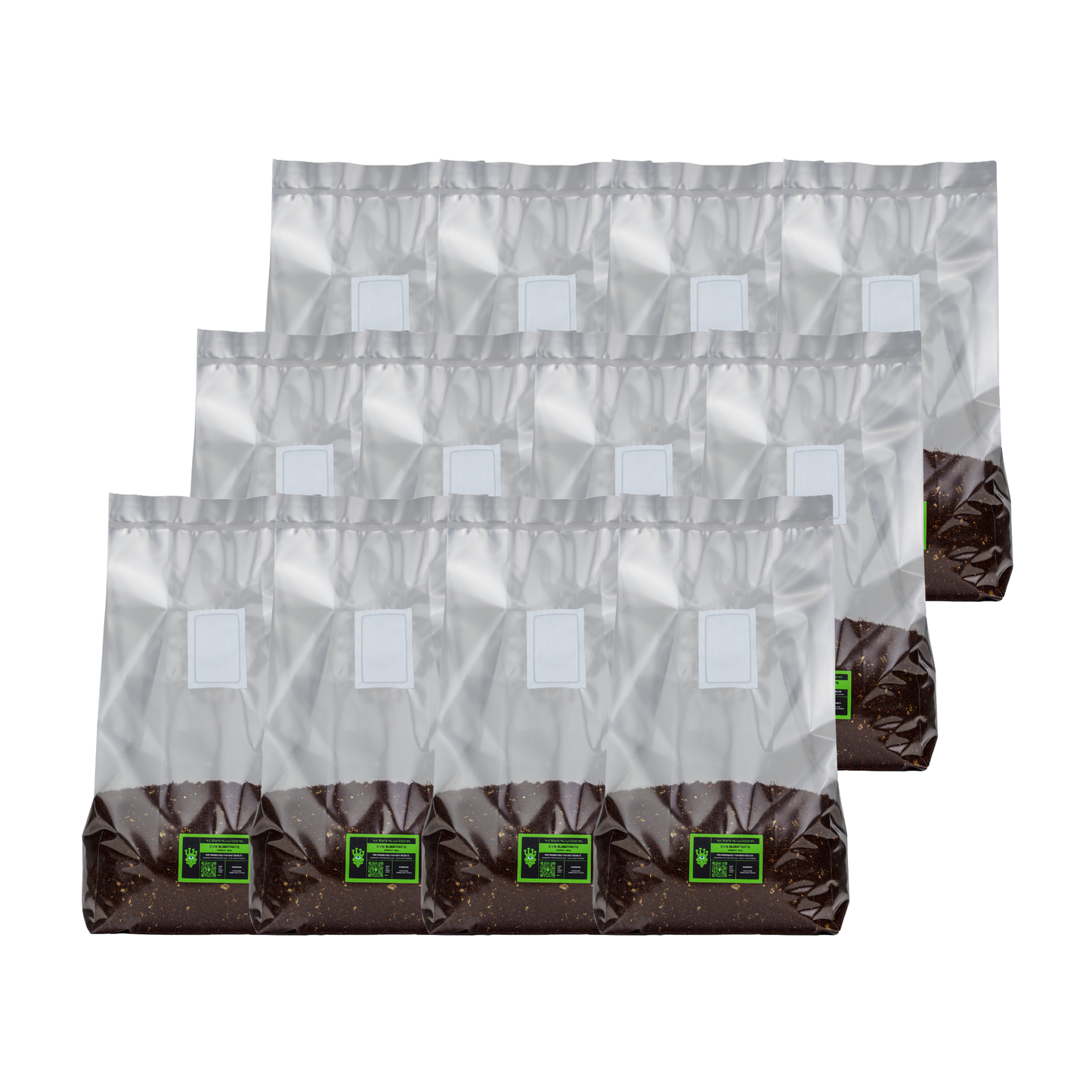 Sterilised CVG Mushroom Substrate Bag