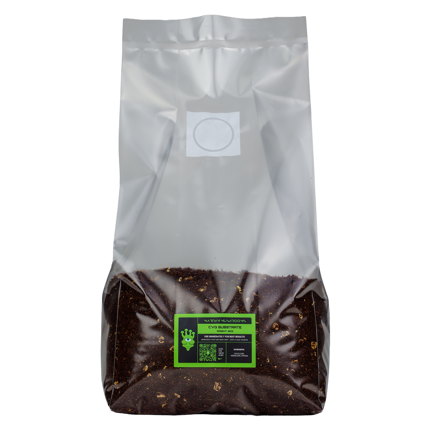 Sterilised CVG Mushroom Substrate Bag