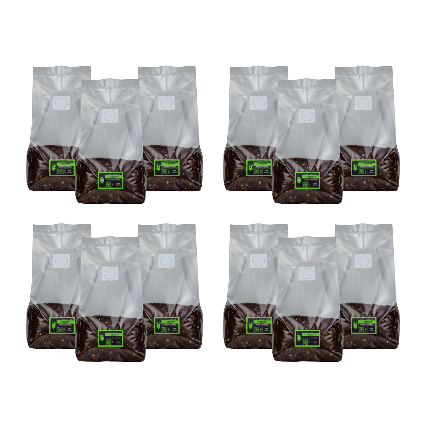 Sterilised CVG Mushroom Substrate Bag