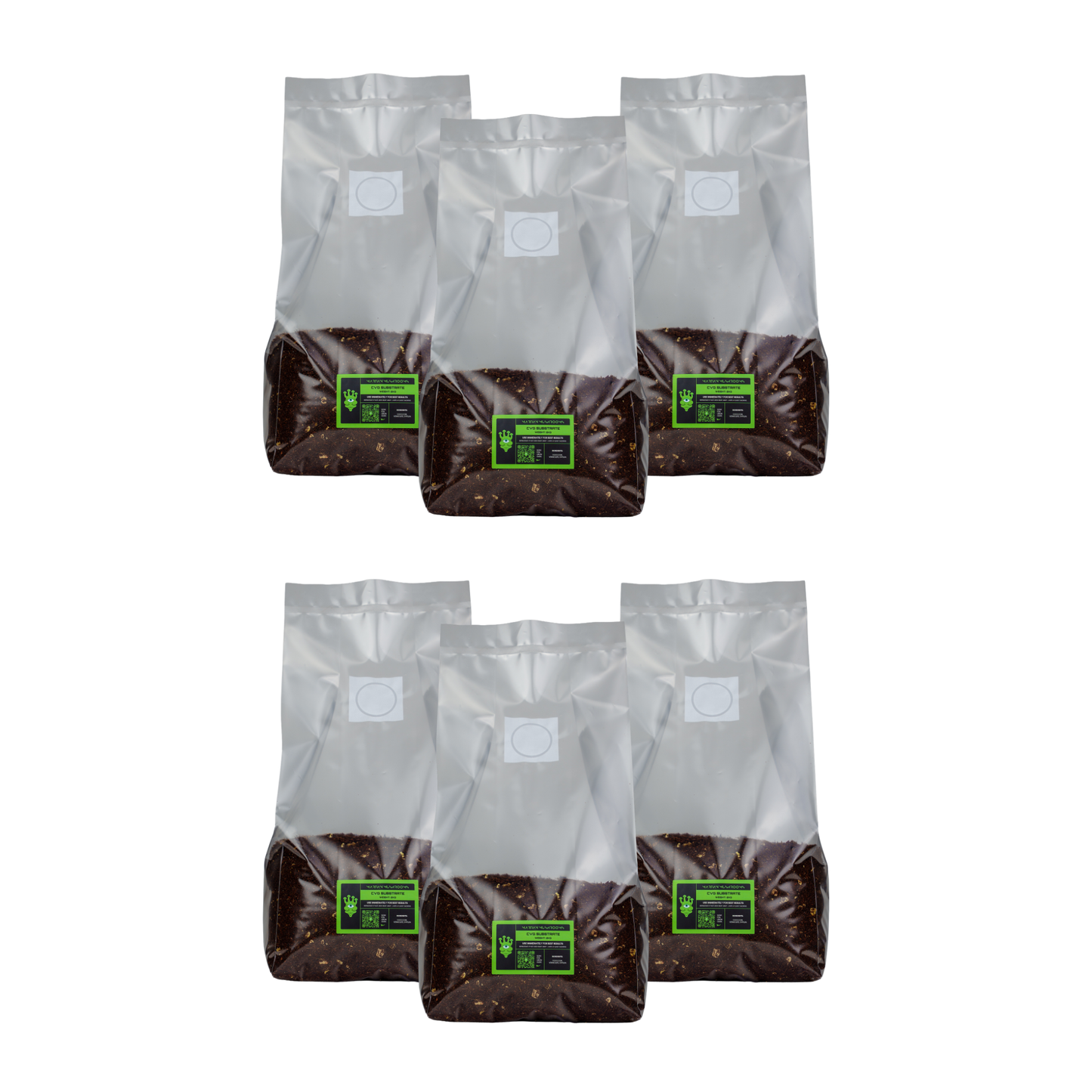 Sterilised CVG Mushroom Substrate Bag