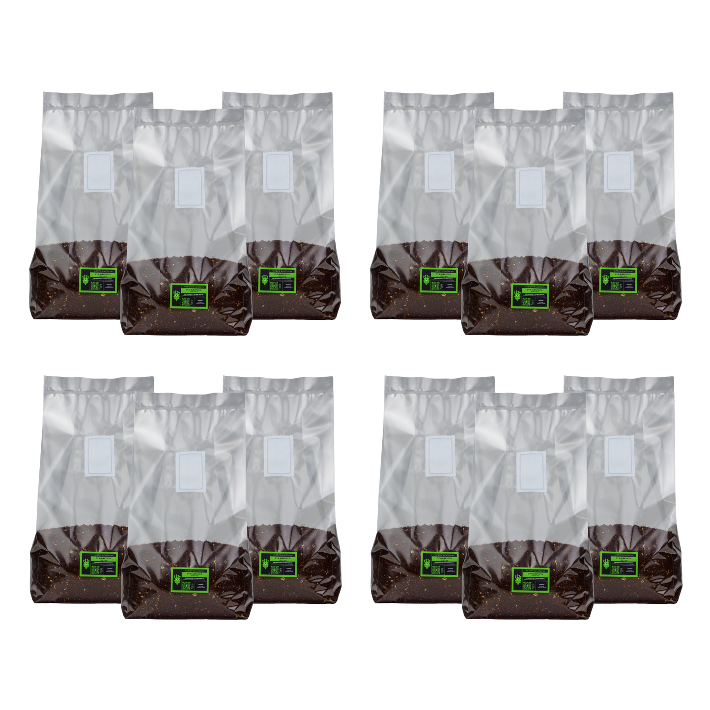 Sterilised CVG Mushroom Substrate Bag