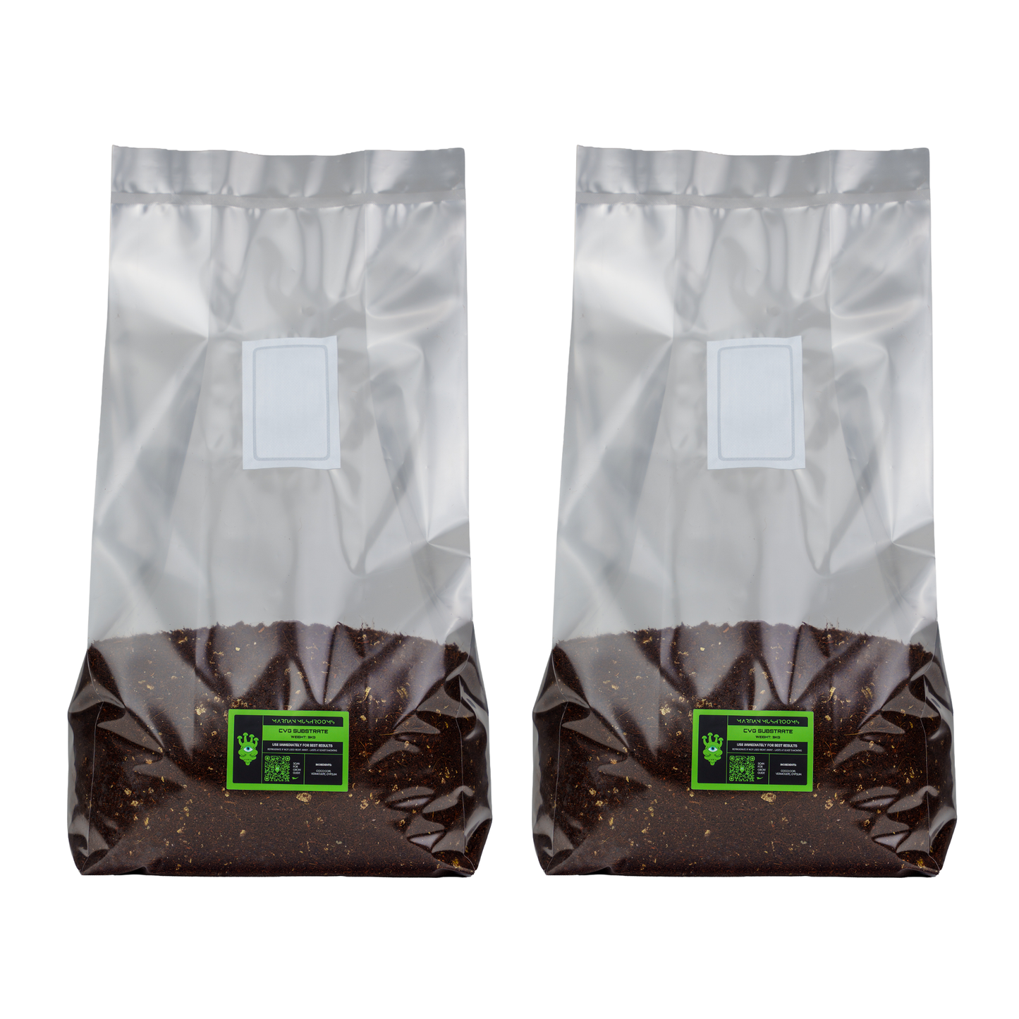 Sterilised CVG Mushroom Substrate Bag