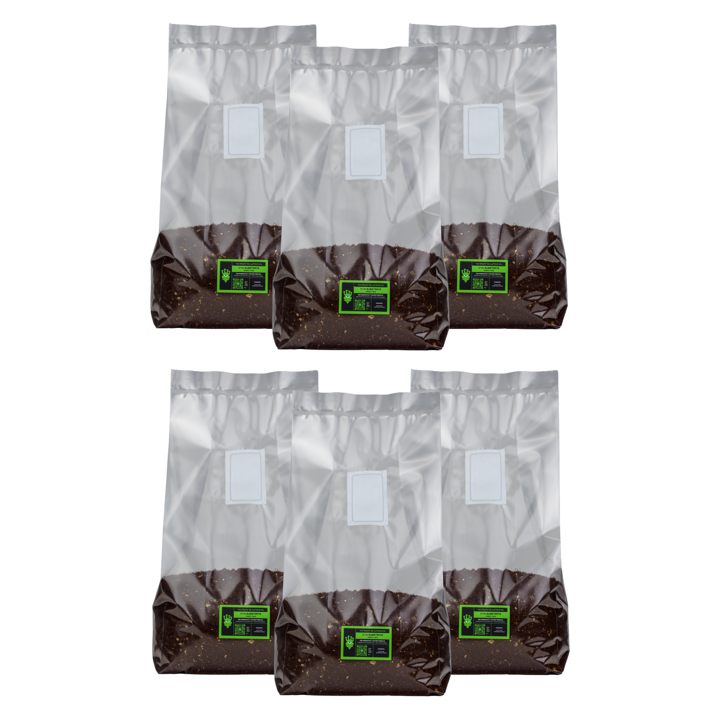 Sterilised CVG Mushroom Substrate Bag