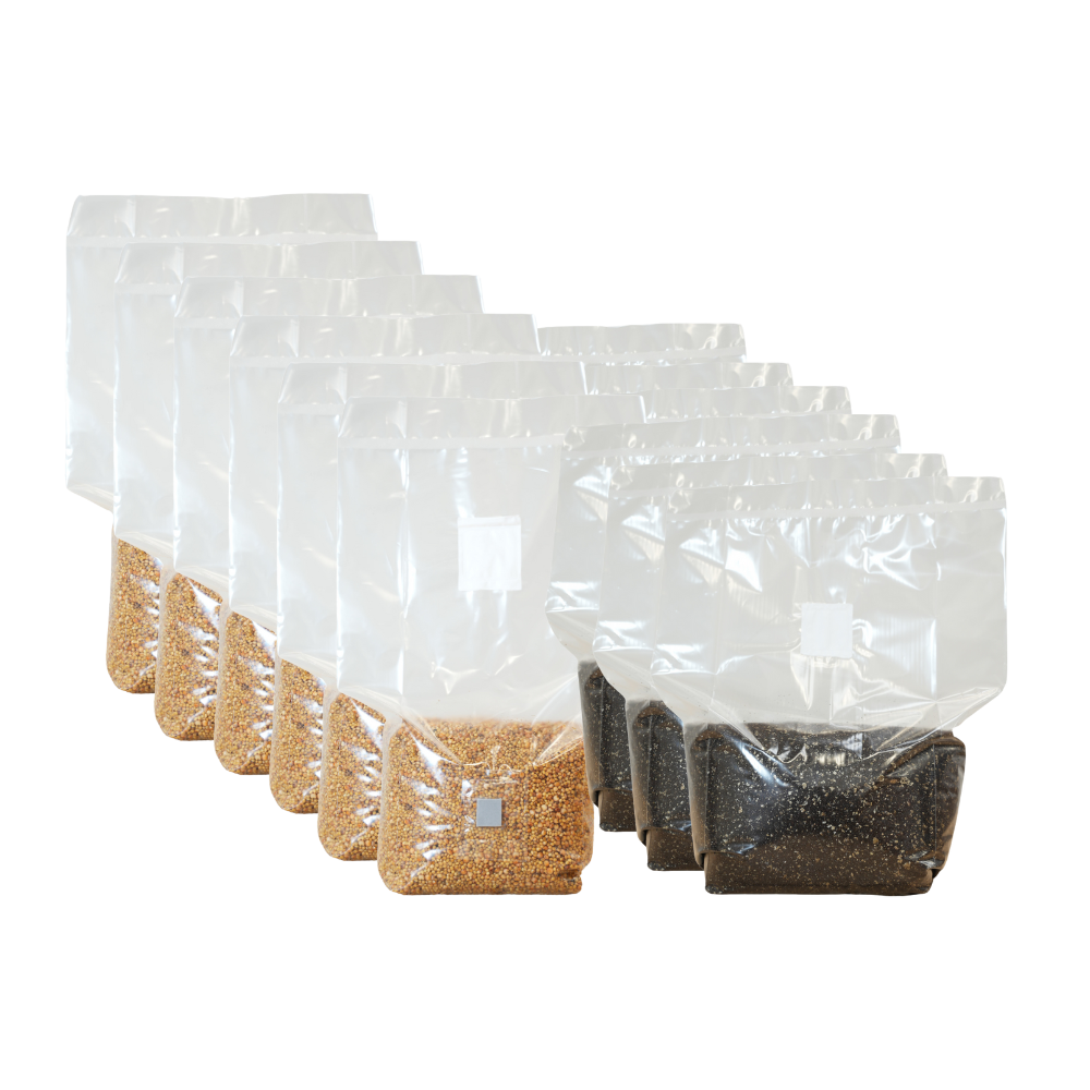 Millet Grain Spawn and CVG Mushroom Substrate Bundle