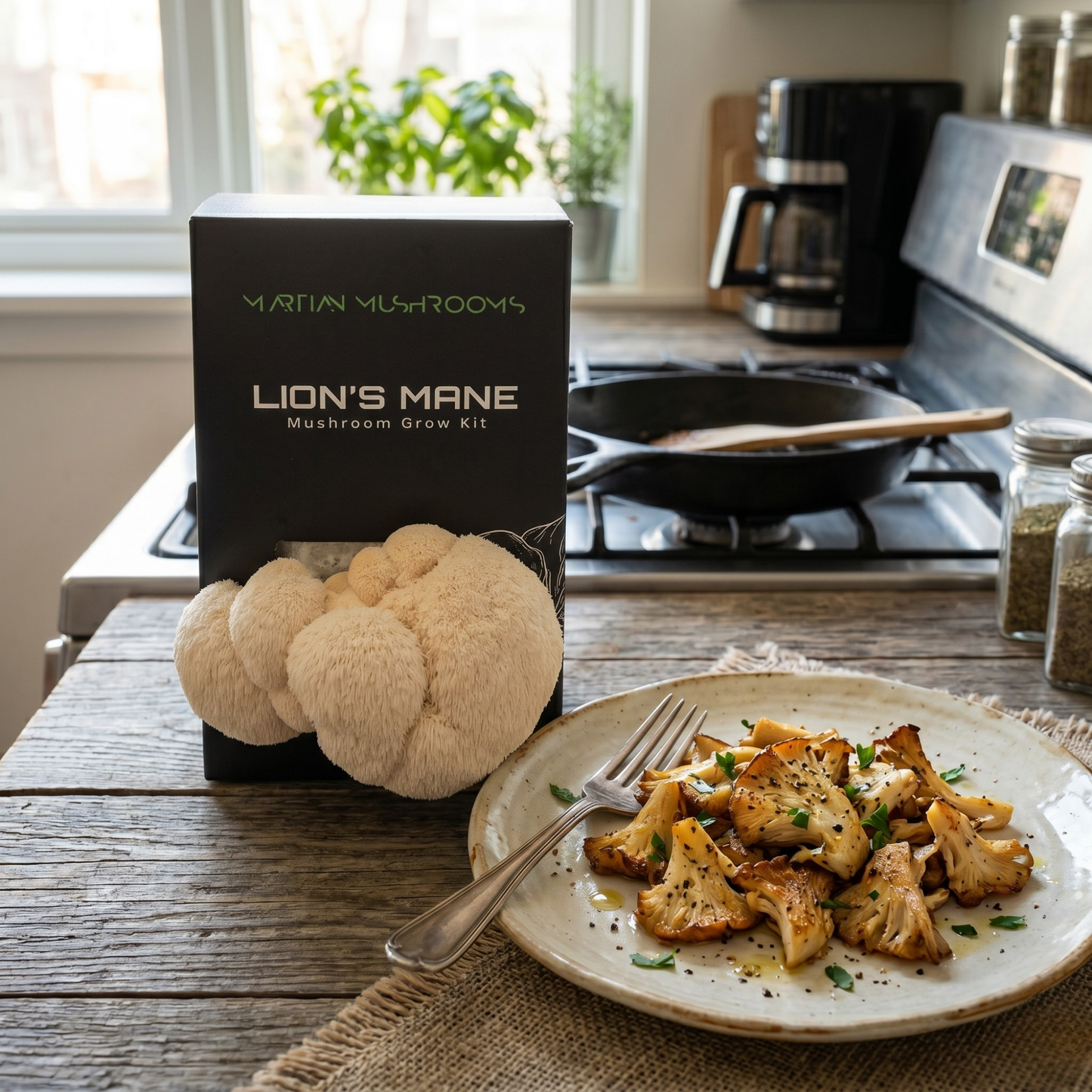 Lion's Mane Mushroom Grow Kit