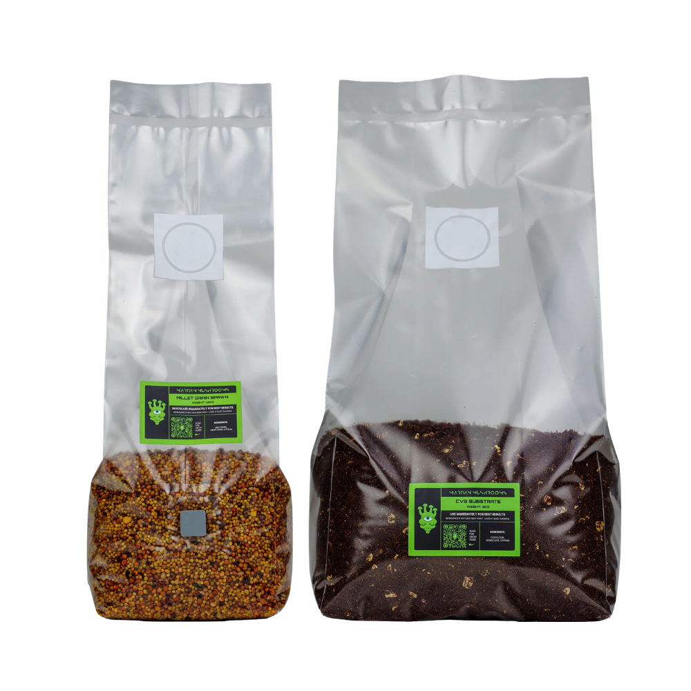 Millet Grain Spawn + CVG Bulk Substrate Bundle