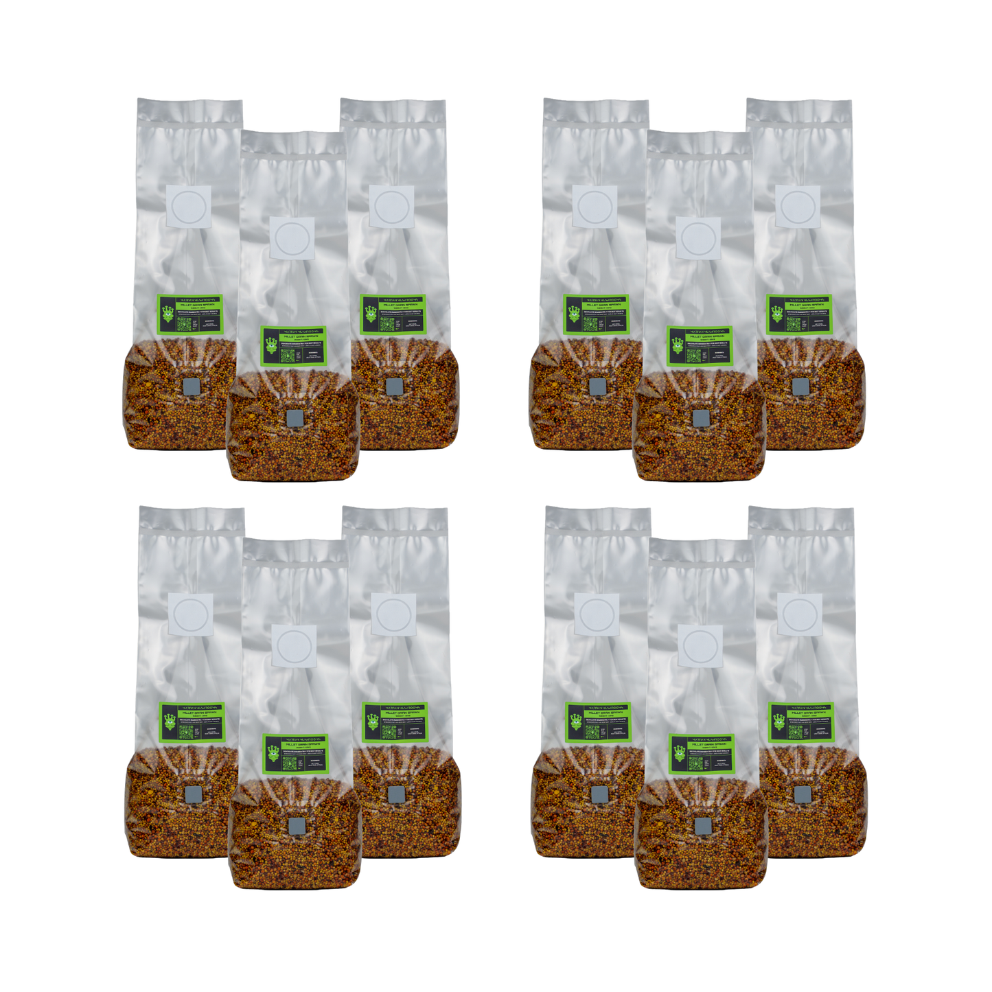 Sterilised Millet Mushroom Grain Spawn Bag