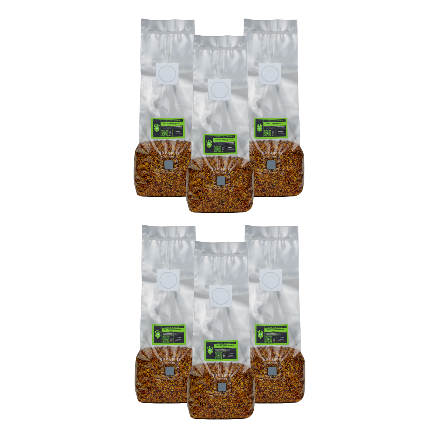 Sterilised Millet Mushroom Grain Spawn Bag