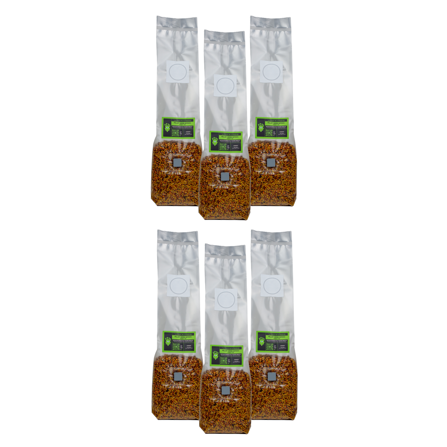Sterilised Millet Mushroom Grain Spawn Bag