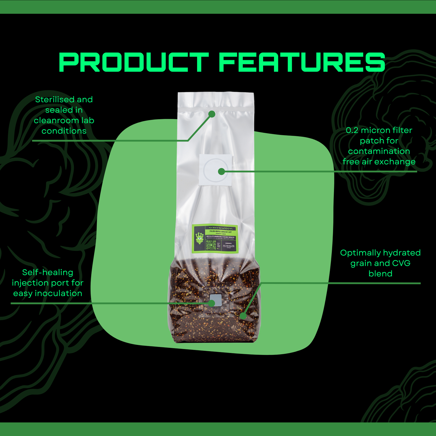 MushBag™ All-In-One Mushroom Grow Kit