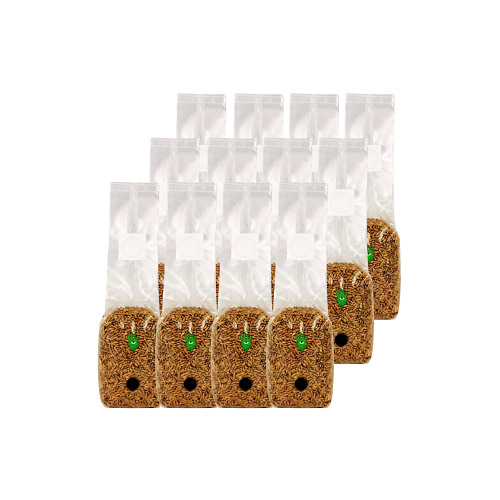 Sterilised Rye Mushroom Grain Spawn Bag